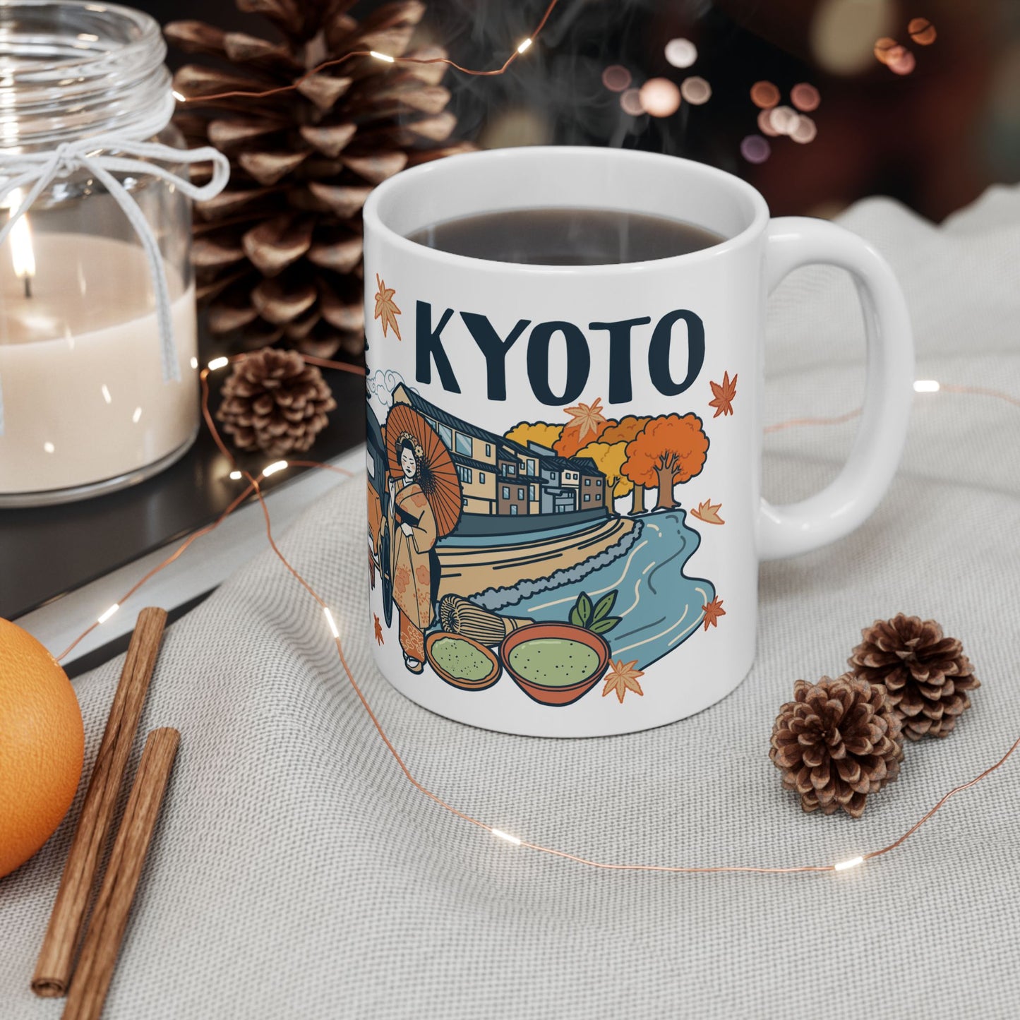 Kyoto Souvenir Ceramic Mug – Timeless Japan Memories