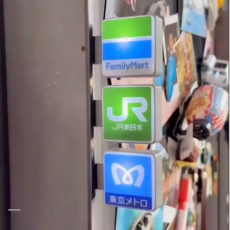 Japan Convenience Store Magnet – Konbini Sign Fridge Sticker (7-Eleven, Lawson, FamilyMart)
