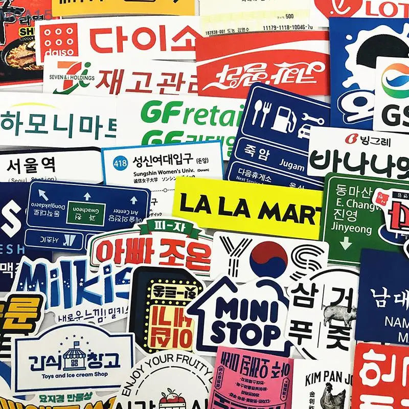 π―π΅ 31pcs Japanese Logo & Station Sign Stickers β Tokyo Travel Vinyl Pack