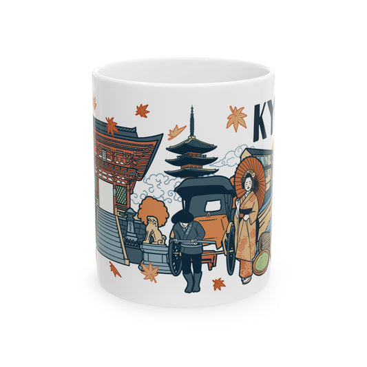 Kyoto Souvenir Ceramic Mug – Timeless Japan Memories