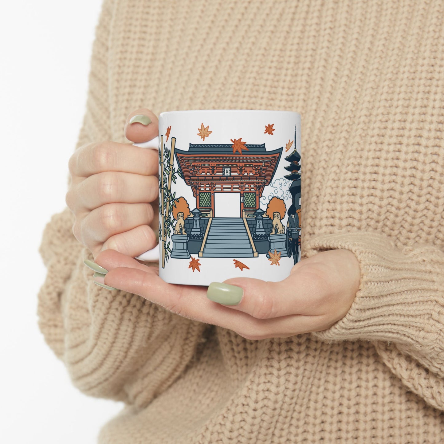 Kyoto Souvenir Ceramic Mug – Timeless Japan Memories