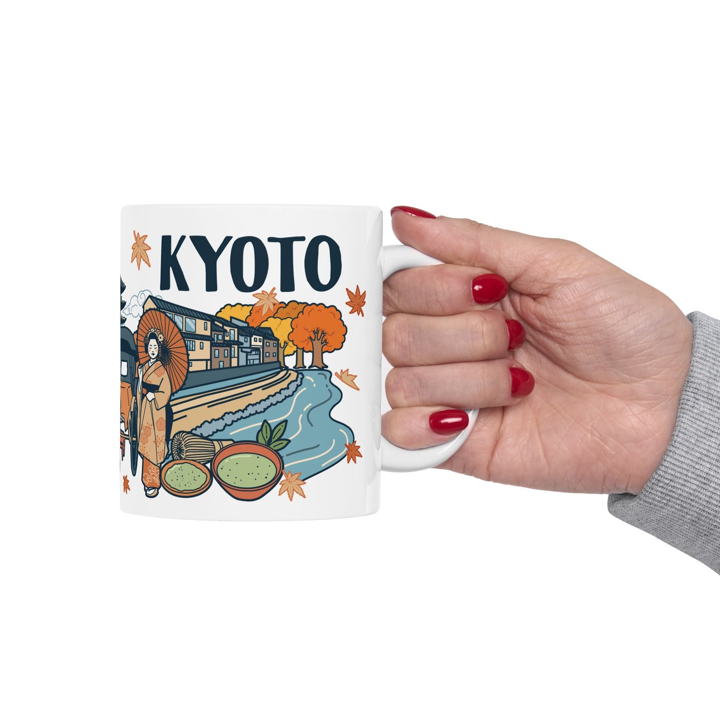 Kyoto Souvenir Ceramic Mug – Timeless Japan Memories