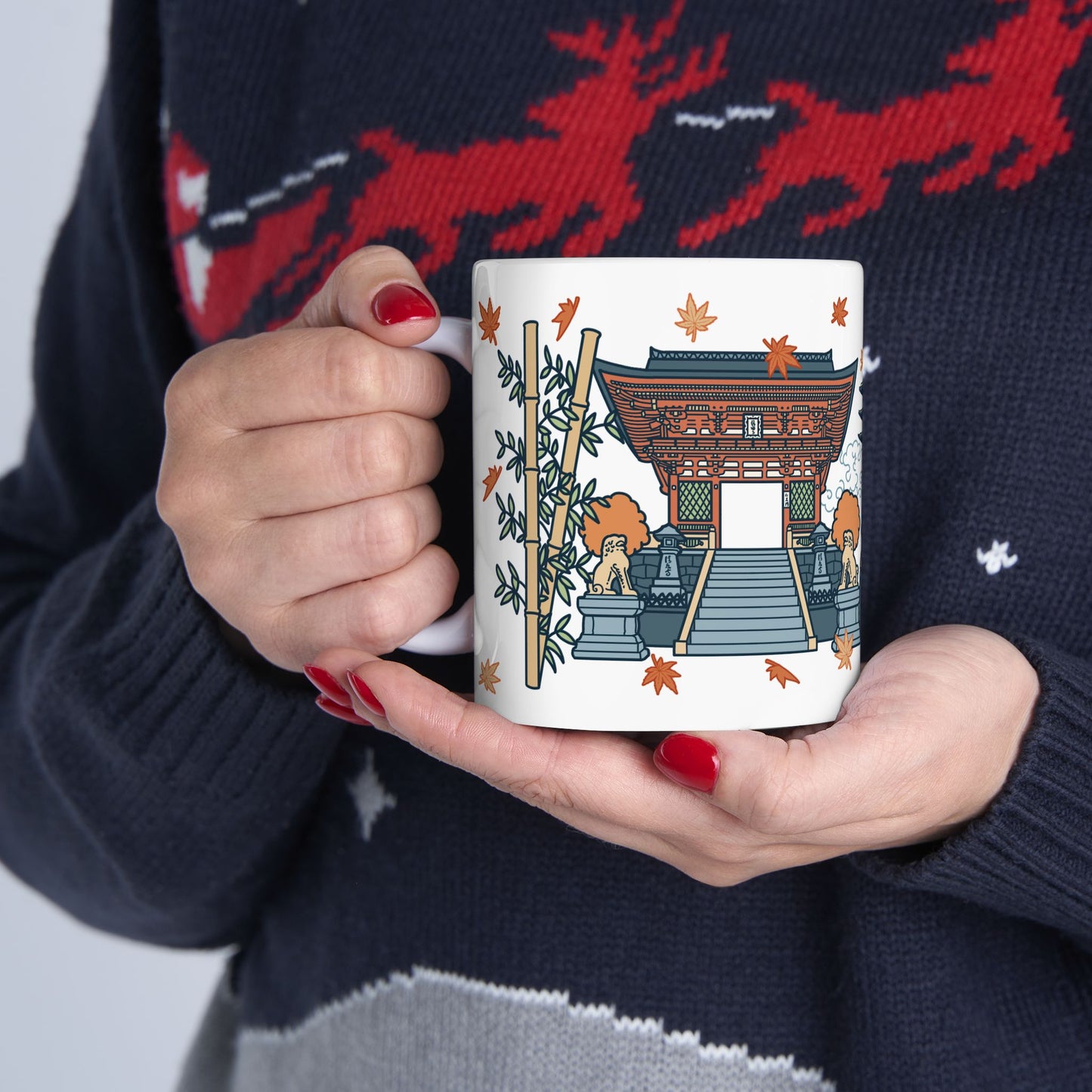 Kyoto Souvenir Ceramic Mug – Timeless Japan Memories