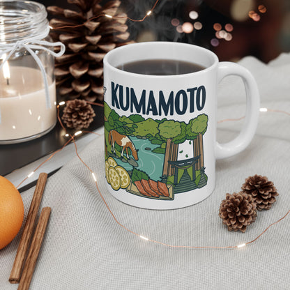 Kumamoto Souvenir Ceramic Mug – Scenic Japan Memories