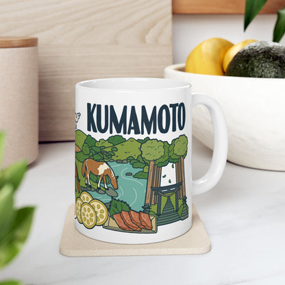 Kumamoto Souvenir Ceramic Mug – Scenic Japan Memories