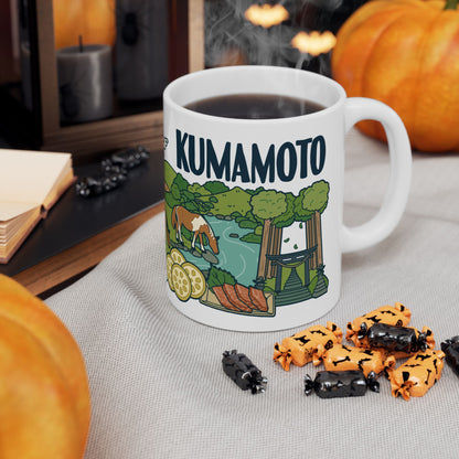 Kumamoto Souvenir Ceramic Mug – Scenic Japan Memories
