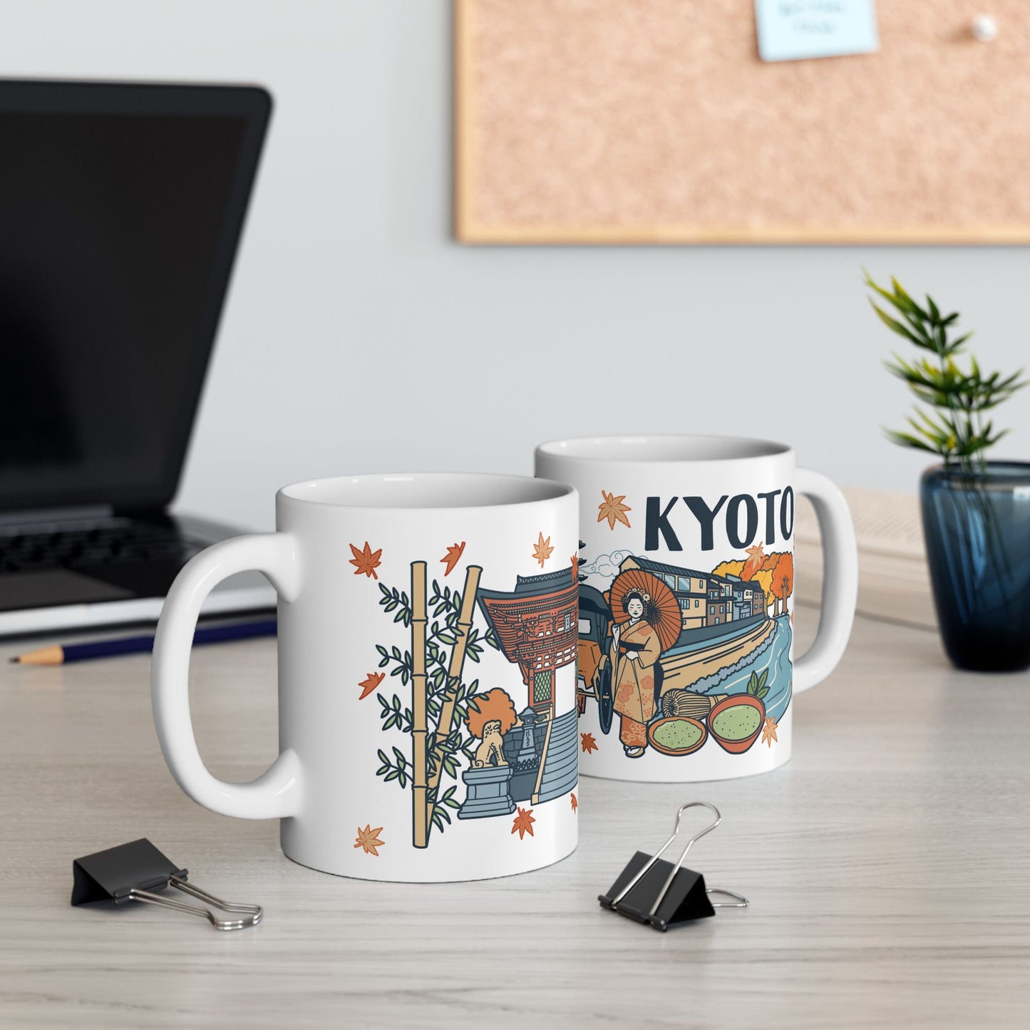 Kyoto Souvenir Ceramic Mug – Timeless Japan Memories
