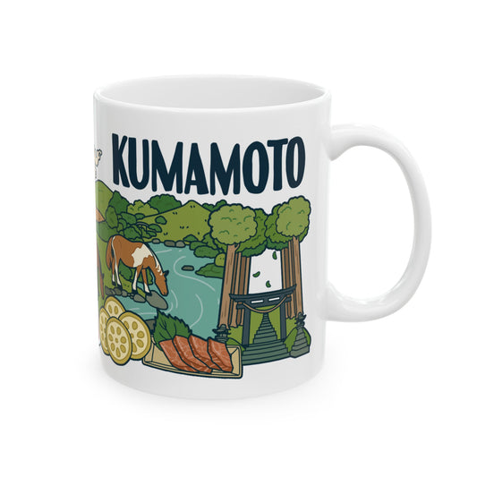 Kumamoto Souvenir Ceramic Mug – Scenic Japan Memories