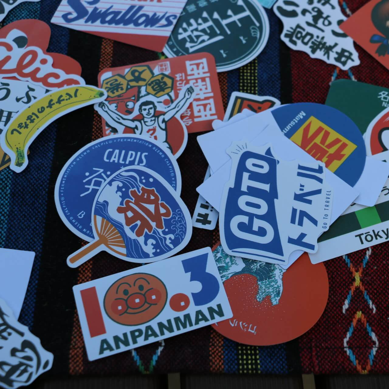 🇯🇵 31pcs Japanese Logo & Station Sign Stickers – Tokyo Travel Vinyl Pack