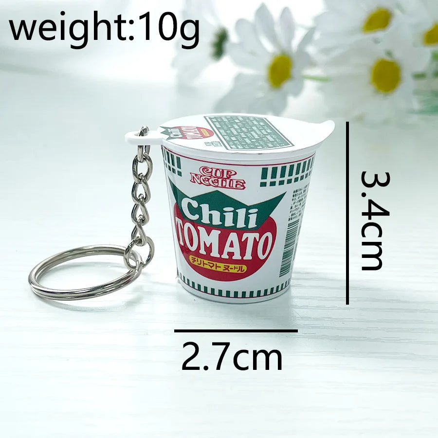 Mini Cup Noodles Keychain – Japanese Konbini Ramen Souvenir, Cute Travel Gift & Bag Charm