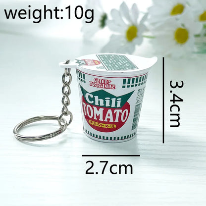 Mini Cup Noodles Keychain – Japanese Konbini Ramen Souvenir, Cute Travel Gift & Bag Charm