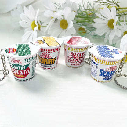 Mini Cup Noodles Keychain – Japanese Konbini Ramen Souvenir, Cute Travel Gift & Bag Charm