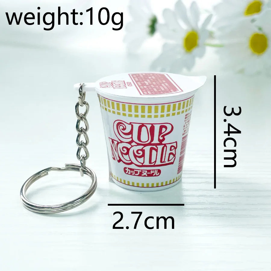 Mini Cup Noodles Keychain – Japanese Konbini Ramen Souvenir, Cute Travel Gift & Bag Charm