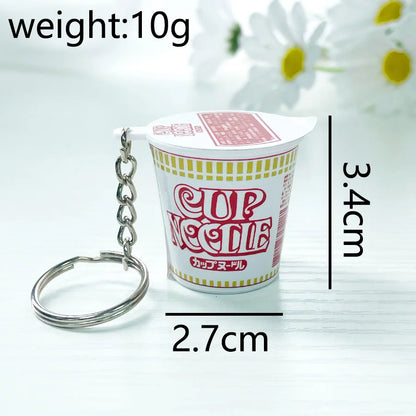 Mini Cup Noodles Keychain – Japanese Konbini Ramen Souvenir, Cute Travel Gift & Bag Charm