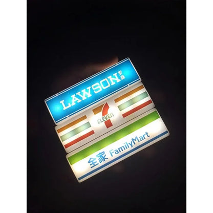 Japanese Convenience Store Light Sign Fridge Magnet