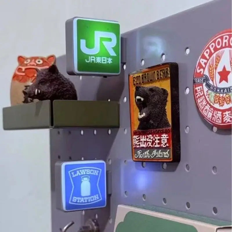 Japan Convenience Store Magnet – Konbini Sign Fridge Sticker (7-Eleven, Lawson, FamilyMart)