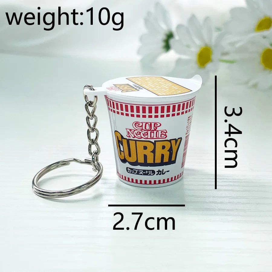 Mini Cup Noodles Keychain – Japanese Konbini Ramen Souvenir, Cute Travel Gift & Bag Charm