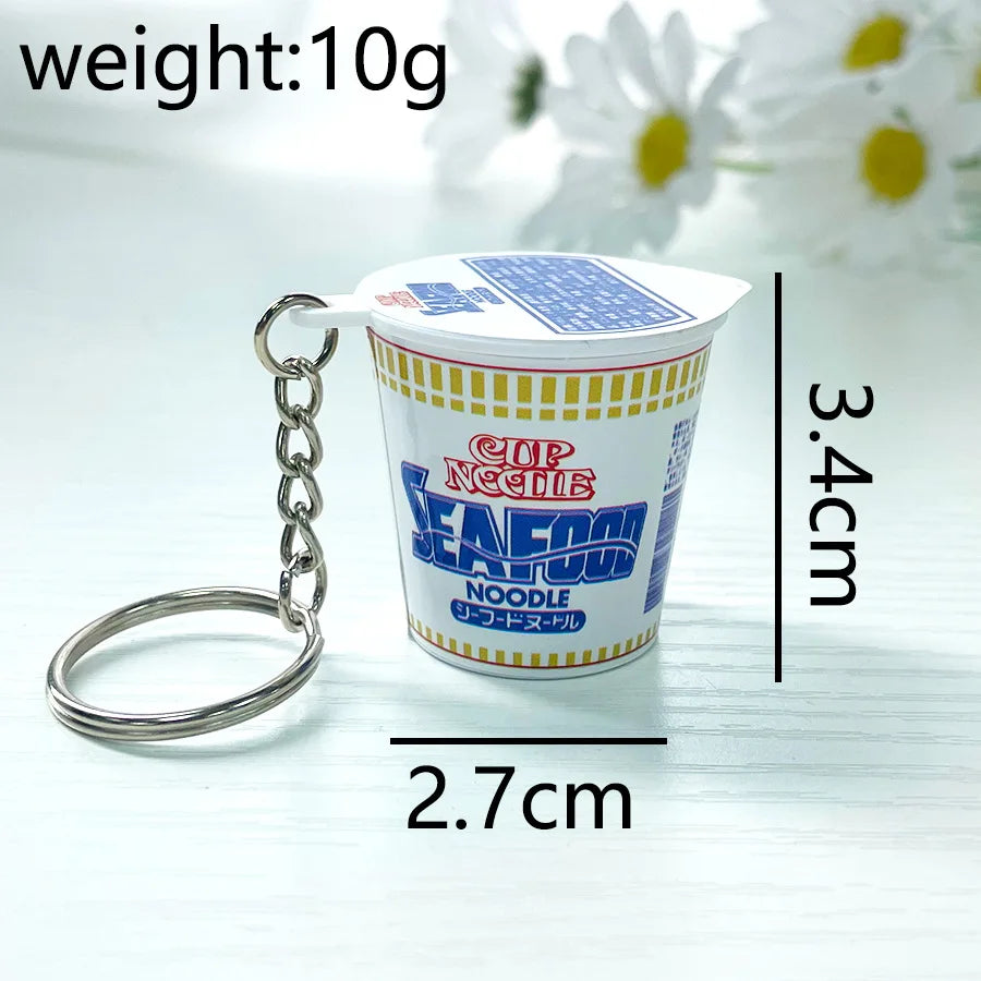 Mini Cup Noodles Keychain – Japanese Konbini Ramen Souvenir, Cute Travel Gift & Bag Charm